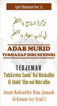 Adab Murid Terhadap Diri Sendiri